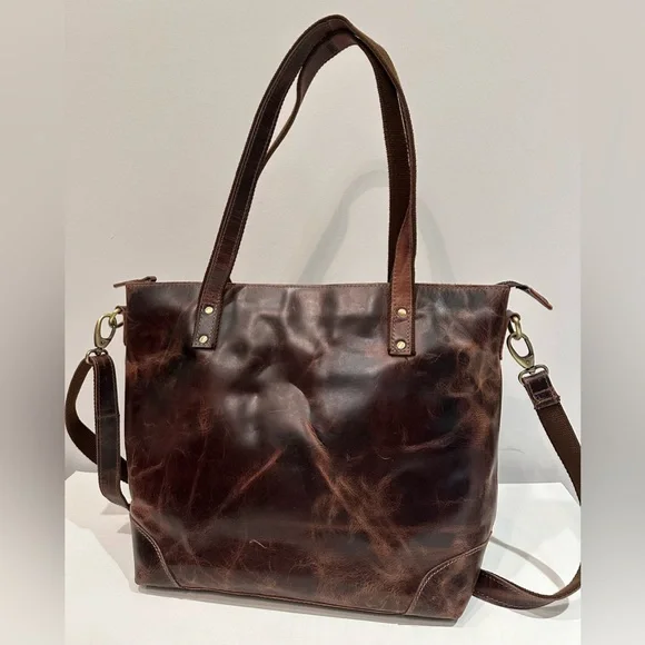 S-zone Vintage Genuine Leather shoulder Bag - Picture 2 of 7